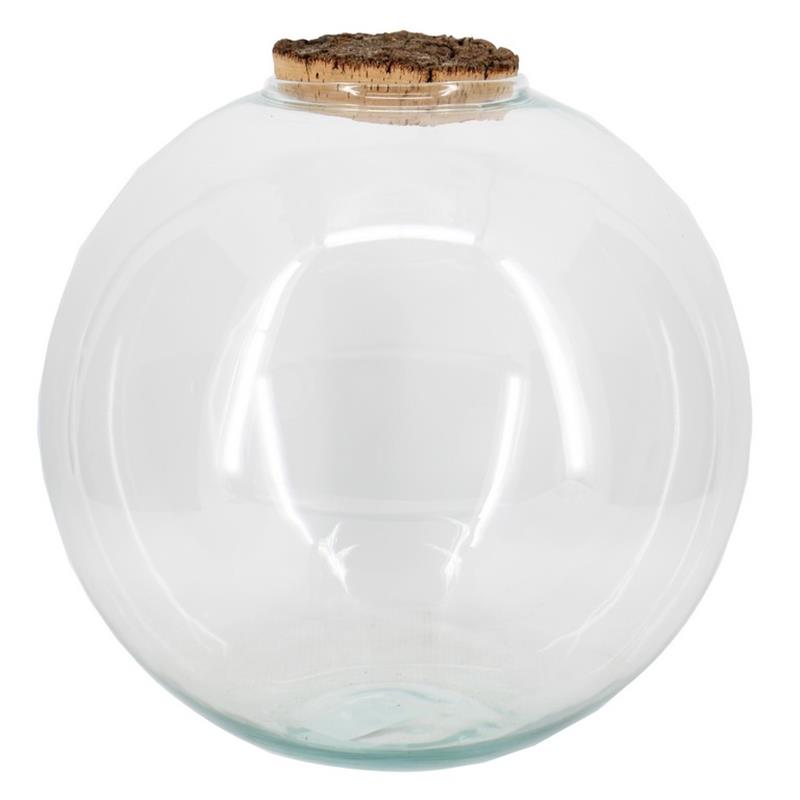 Pot boule d12/35 h34cm avec bouchon ancien