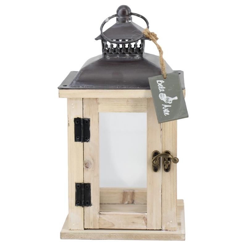 Lanterne Ivan 15.5x15.5x29cm natural