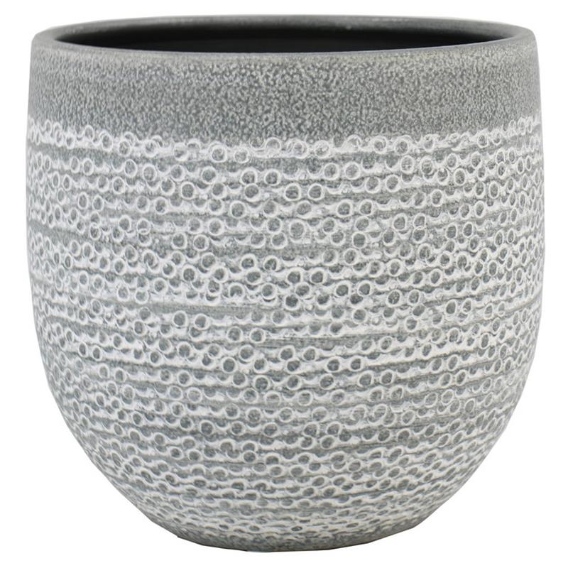 Pot Horta d29 h27cm grijs