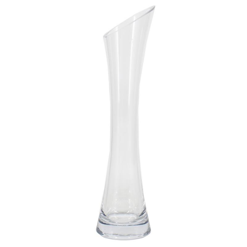 Glass Solifleur slented d8/9 h32/37cm