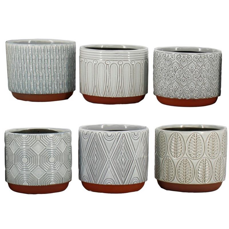 Macetero Lecce d13.2 a12.5cm 6ass es/12