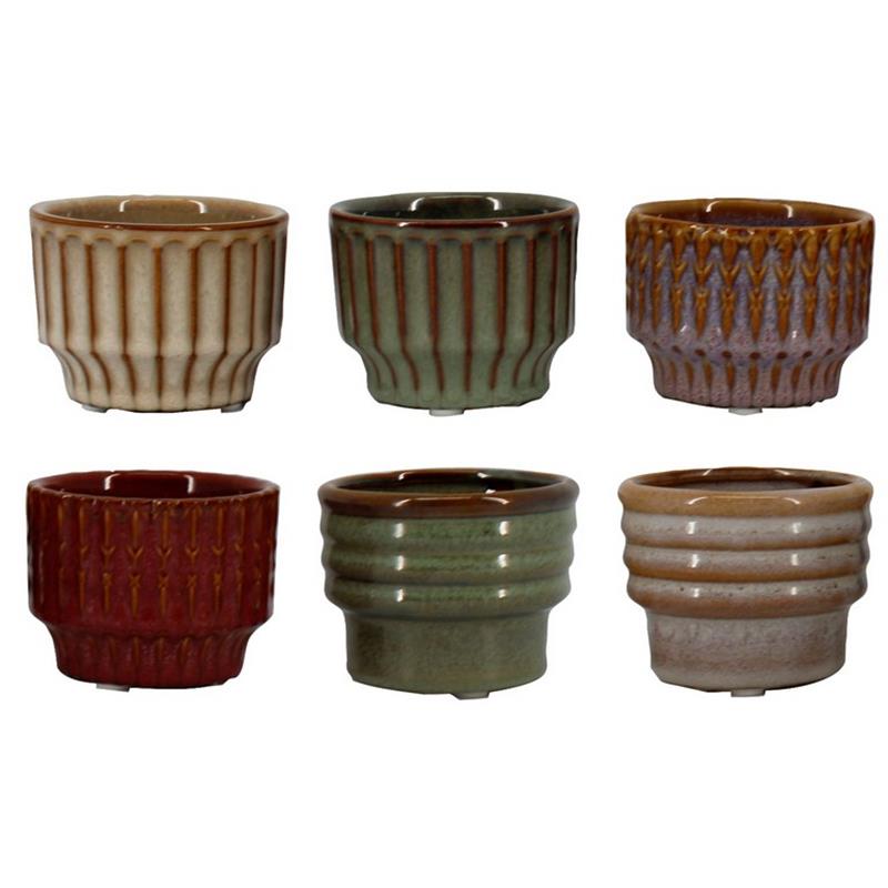Macetero Nassau d7.4 a6cm 6ass es/6