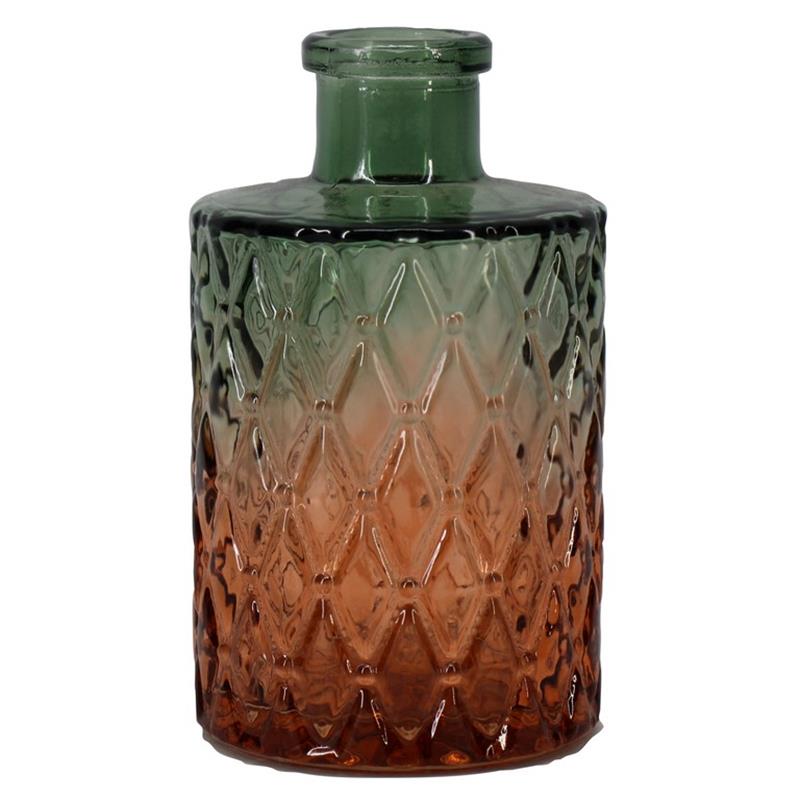 Botella Gdansk d2.7/6 a11cm marrón/verde