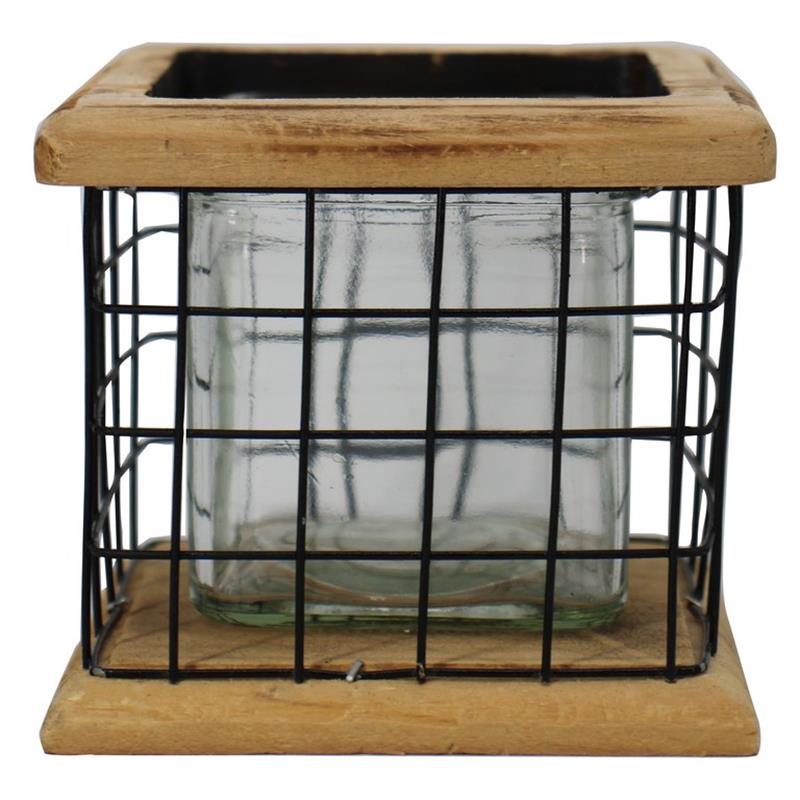 Gas bandeja cuadrado 1 cubo 11x11x10cm