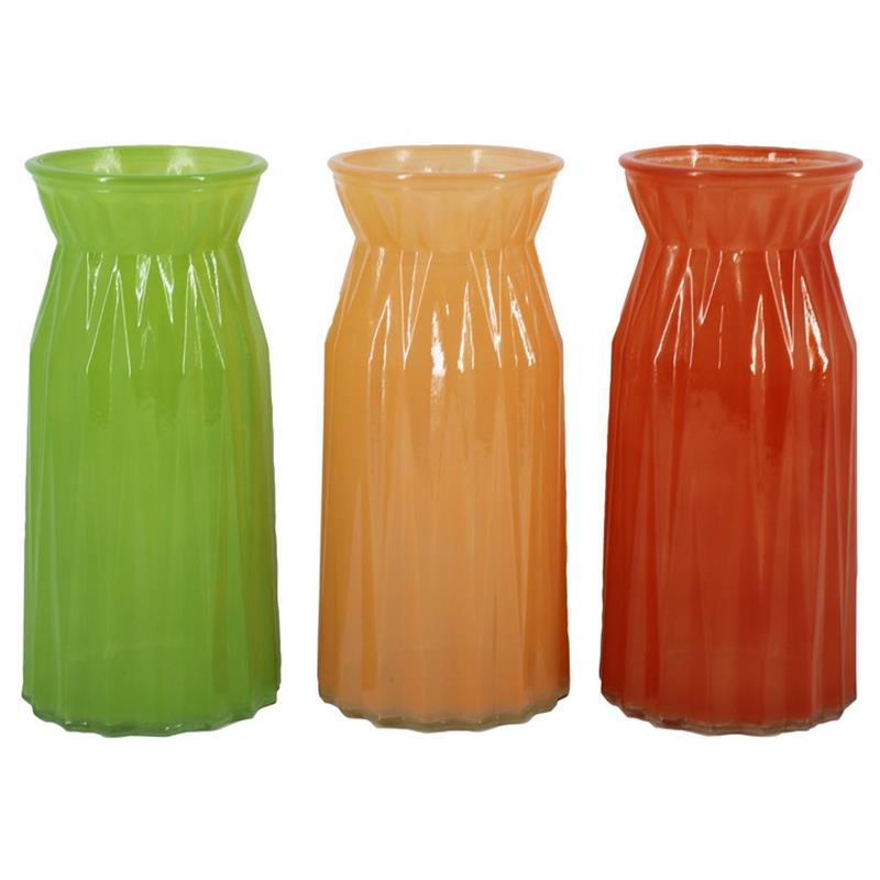 Vase Belgrado d10.5/11.5 h24cm 3ass Elements