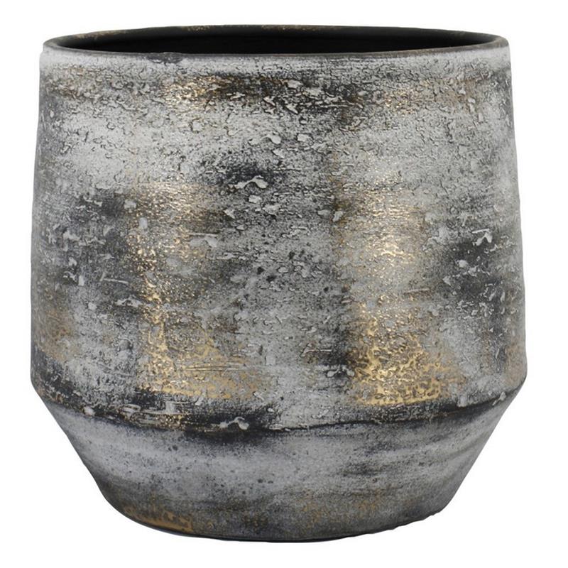 Macetero Coimbra d15/16 a14cm gris