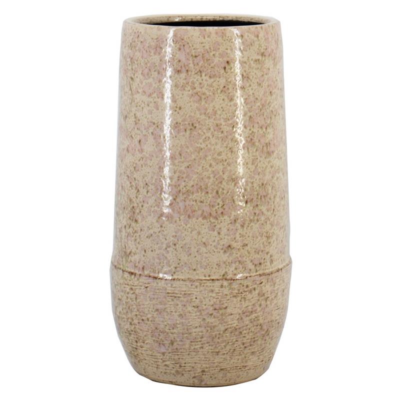 Florero Optim d18 a35cm crema