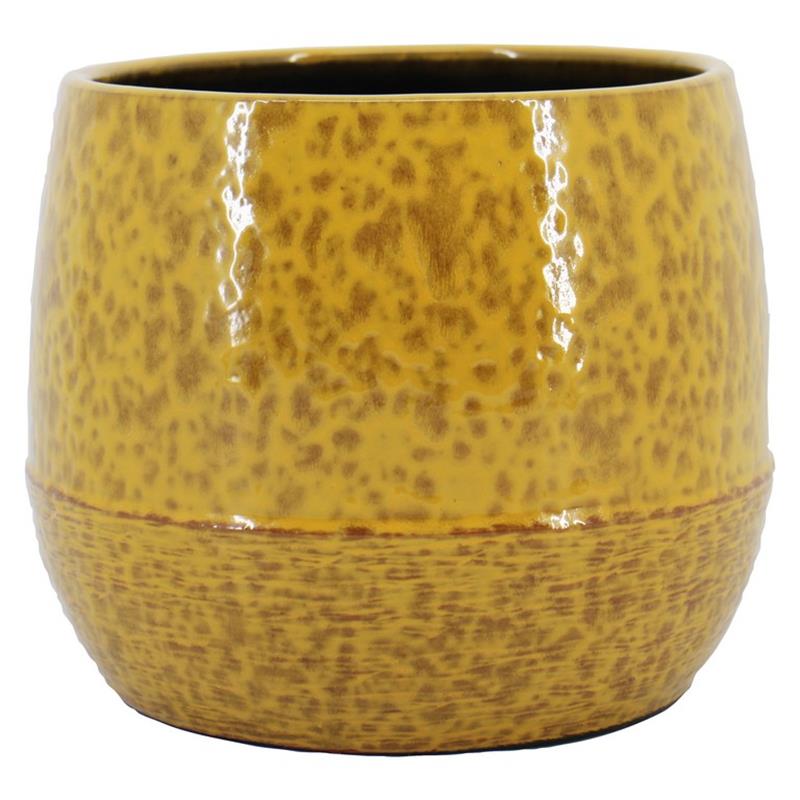 Macetero Optim d16 a12.5cm amarillo