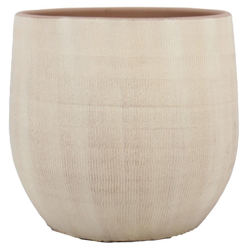 Macetero Abby d19 a17cm salmón