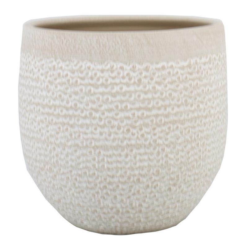Macetero Horta d24 a22cm beige