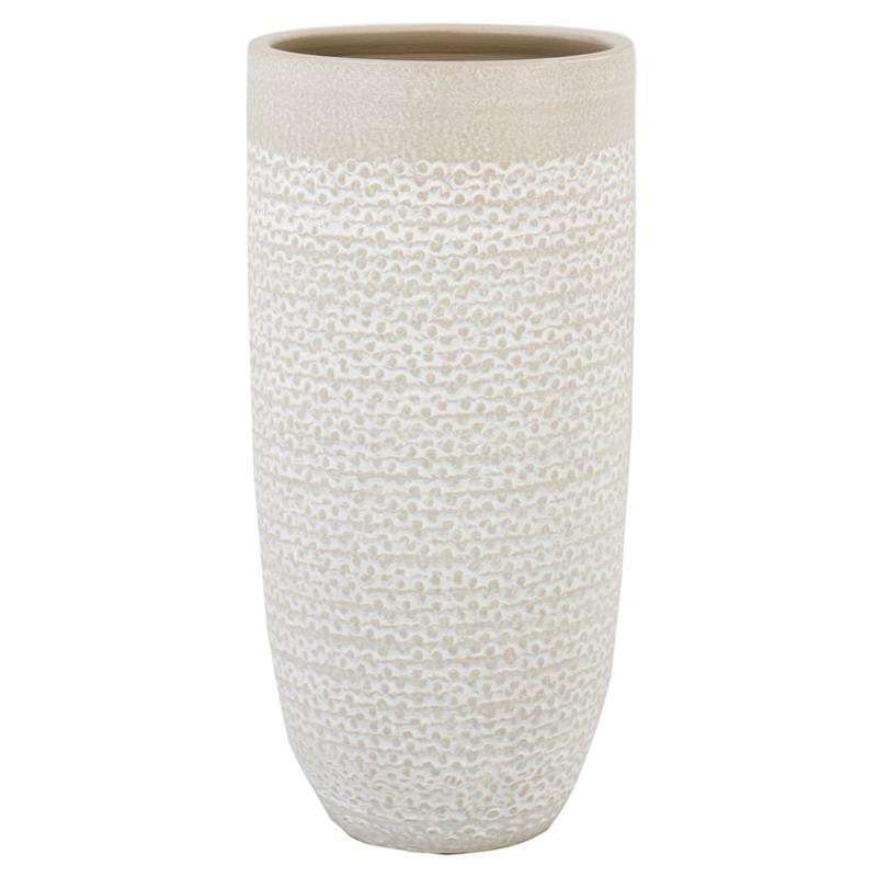 Florero Horta d22 a45cm beige