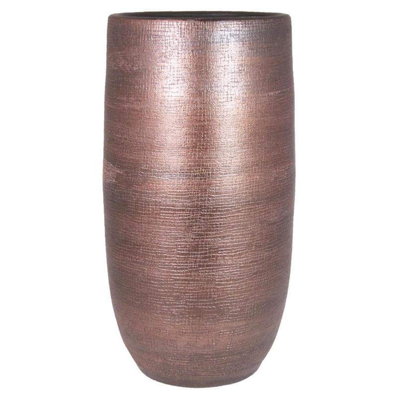 Florero Mira d26 a50cm cobre