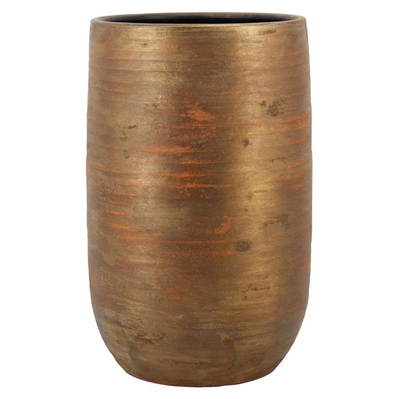 Florero Funchal d26 a40cm oro