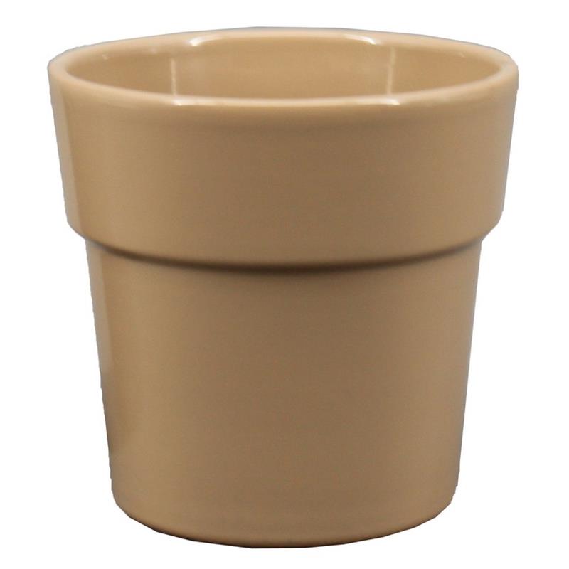 Pot Rim d13.5 h12.5cm taupe es/12