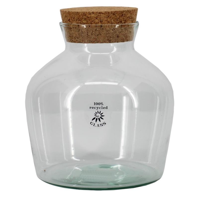 Vidrio Dean con tapa de corcho d9.5/20 a21cm