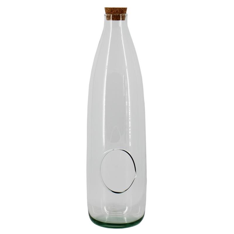 Florero Bura d5.5/15 h53cm con tapa de corcho