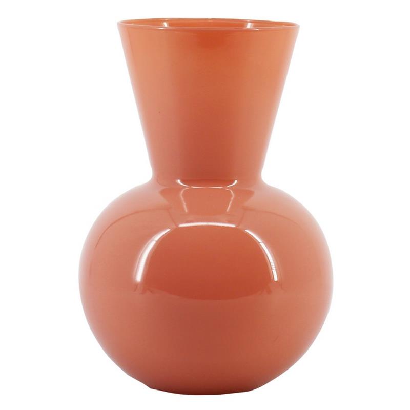 Glas Elly d11.5/16 h23cm oudroze