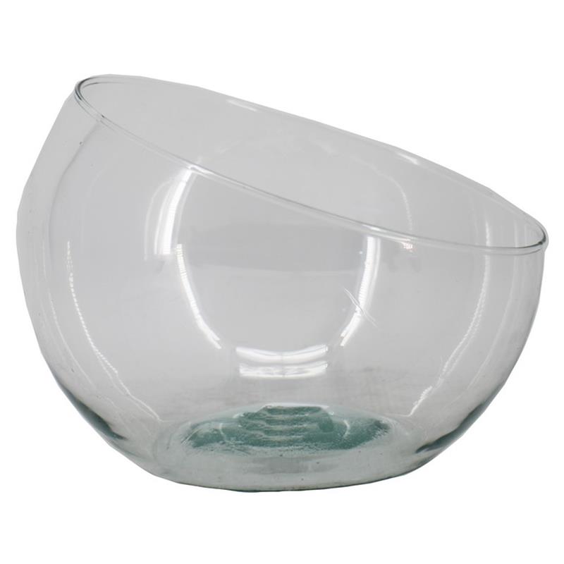 Macetero bola inclinado d18.5/19.5 a8.3/15cm