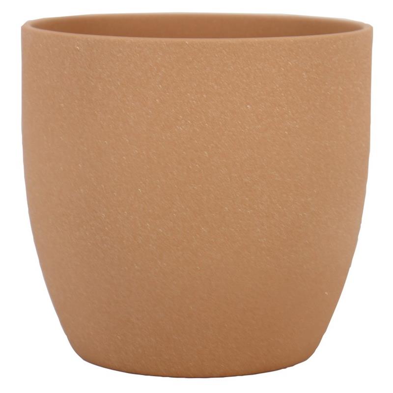 Macetero Basel d19 a18cm terra piedra es/17