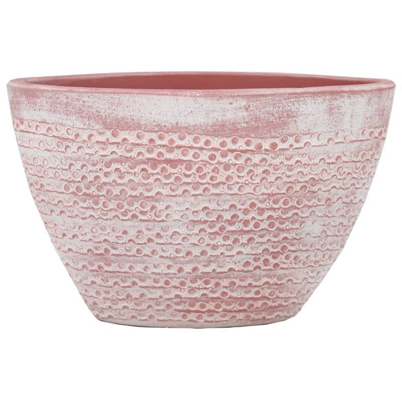 Macetero Horta ovalo 32x17x20cm rosa