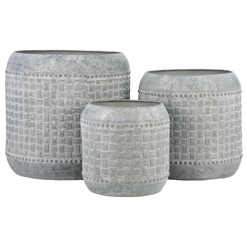 Macetero Morato zinc s/3