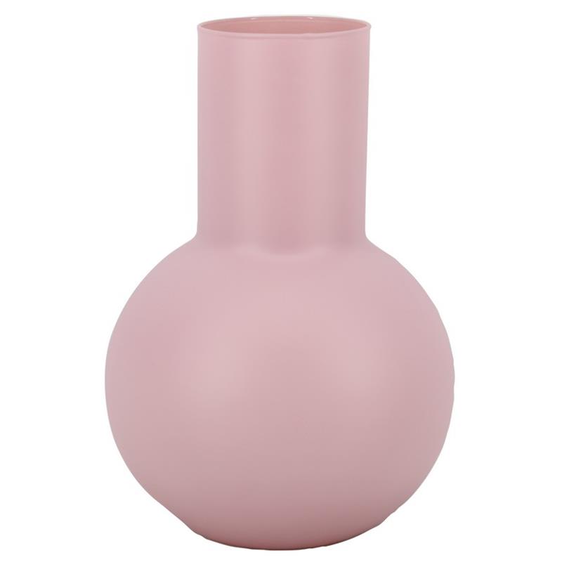 Glas Maureen d10/22 h30cm roze mat