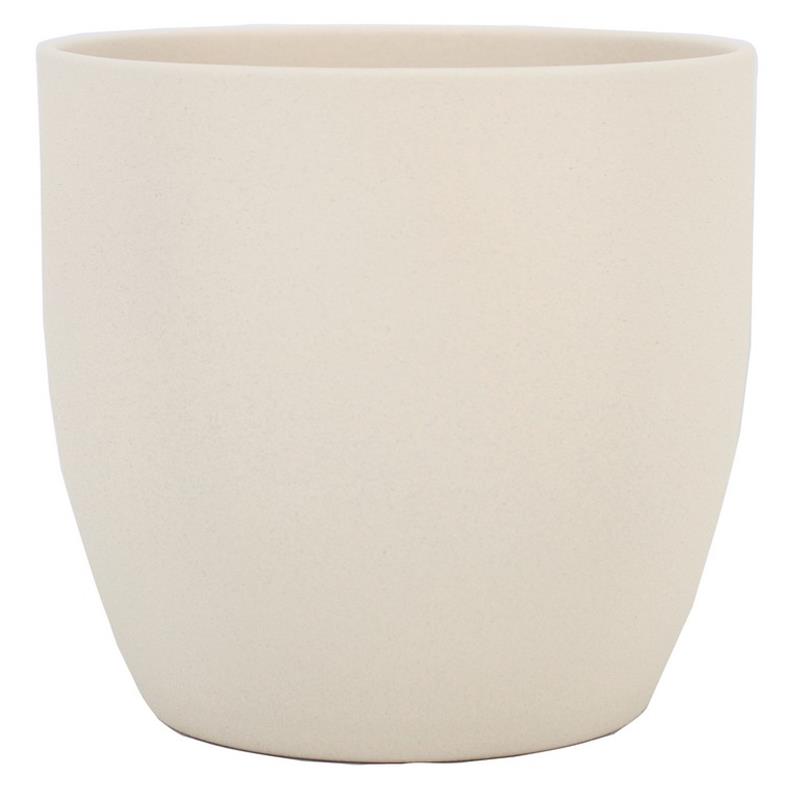 Floran : Topf Basel D10 H8Zm beige stein es/8.5