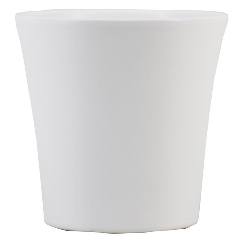 Macetero Floor d13.5 a13.3cm blanco mate es/12