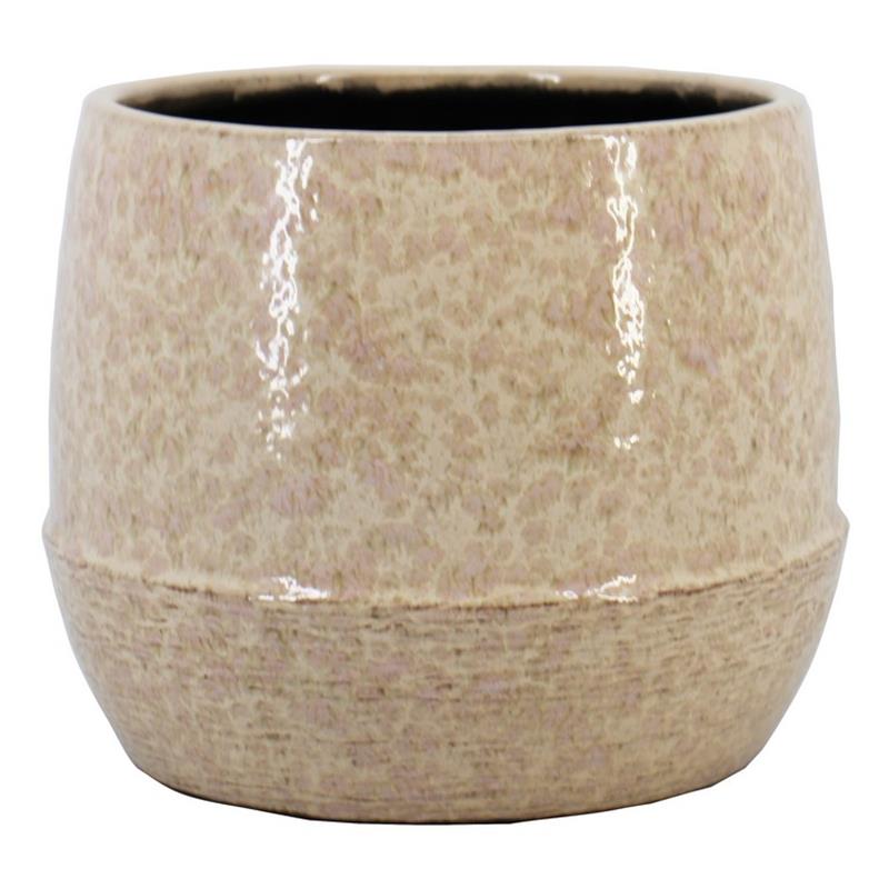 Macetero Optim d24.5 a19cm crema