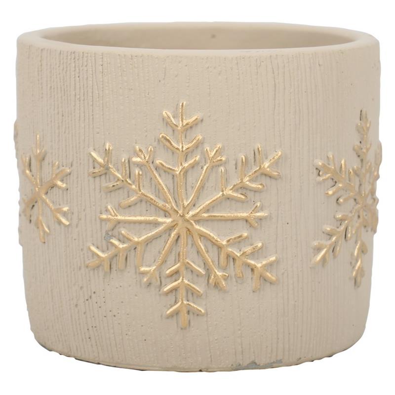 Topf Flock D13.5 H13Zm creme es/12