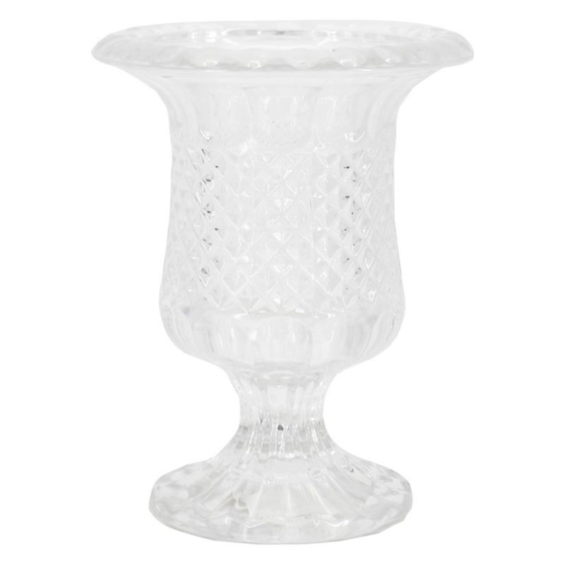 Vase medicis en verre d11 h14cm