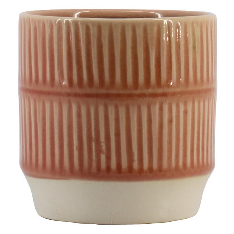 Pot Flavio d12.8 h13cm roze es/12