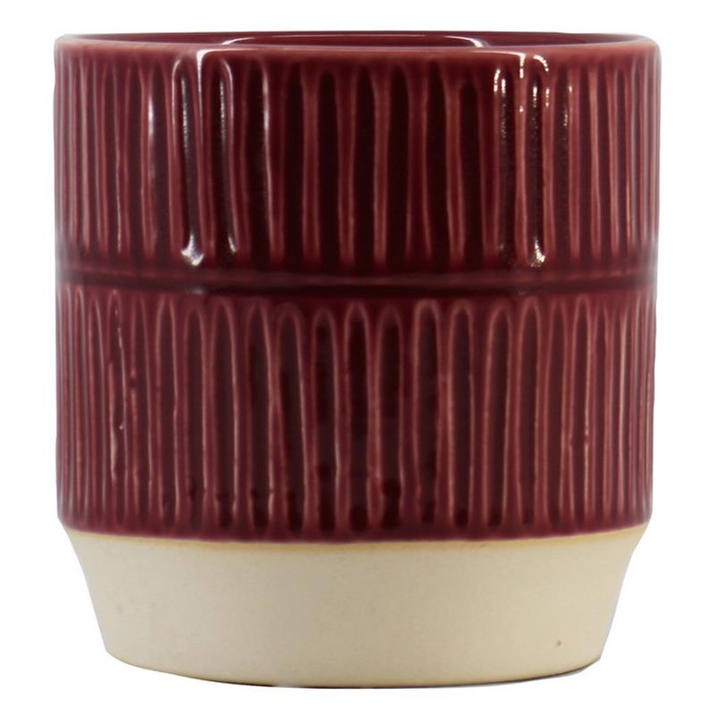 Pot Flavio d12.8 h13cm fuchsia es/12