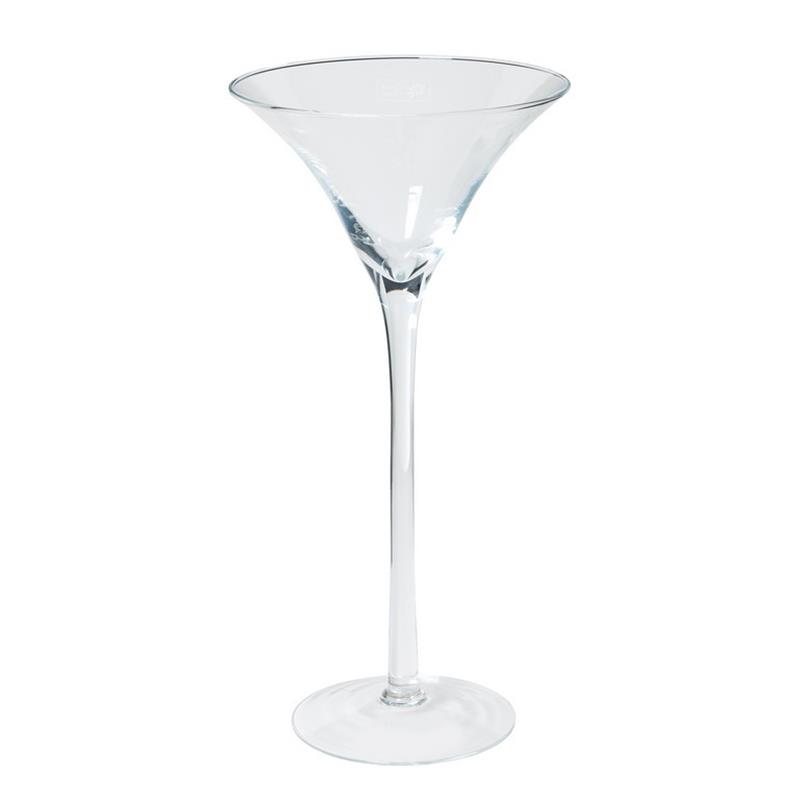 Glas op voet Martini d25.5 h50cm