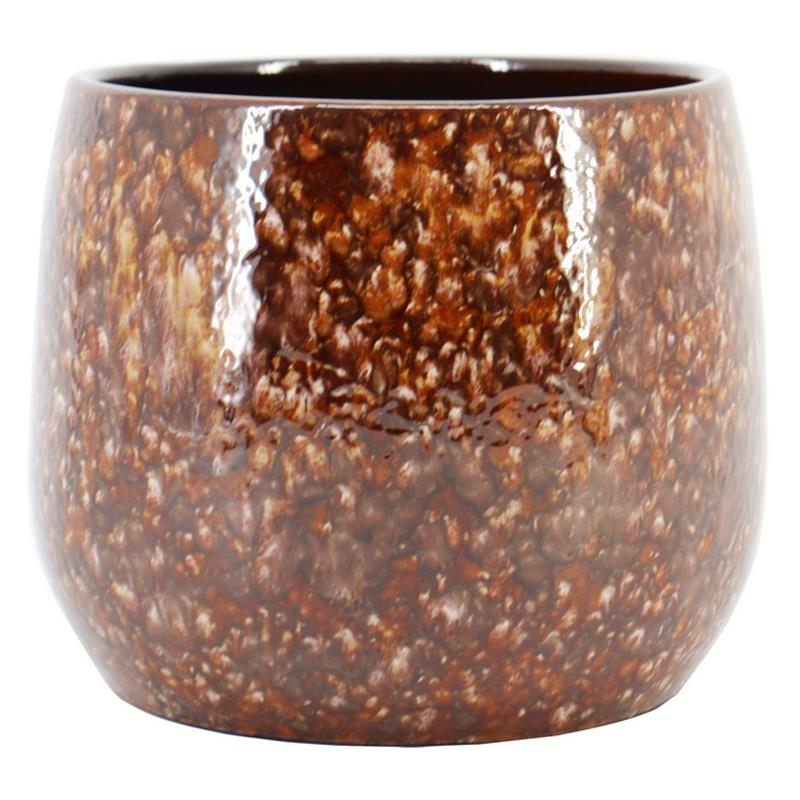 Pot Bejo d16.5 h13cm brun