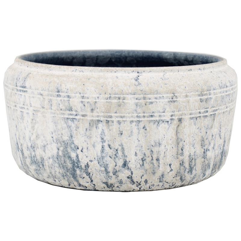 Schaal Milou d29 h14cm wit