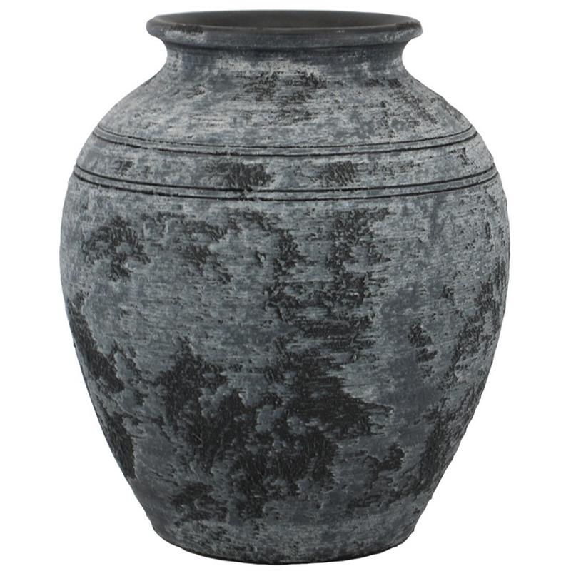 Sierfles Milou d24 h26cm zwart