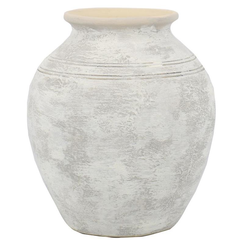 Sierfles Milou d28 h30cm grijs