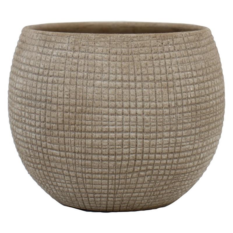 Pot Norge d13.5/16 h12.8cm grey es/12