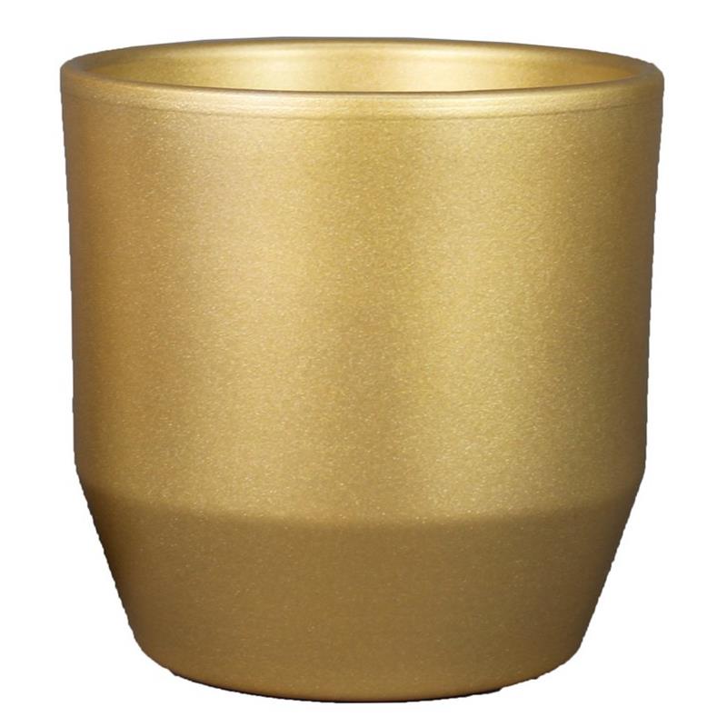 Pot Joly d17.5 h16cm pearlgold es/15