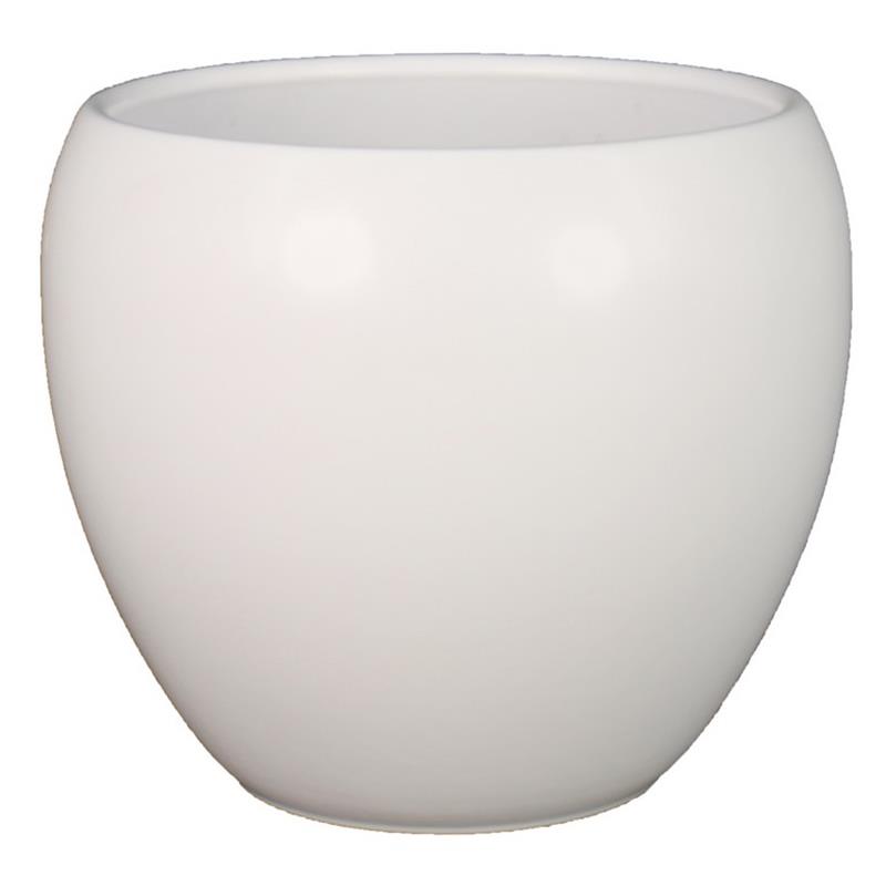 Pot Rian d14 h11.5cm blanc mat