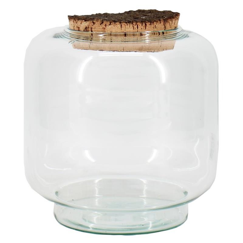 Vase Benthe d10/17 h20cm avec bouchon ancien