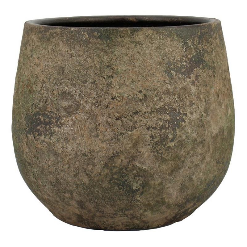 Pot Sines d34/39 h35cm antiek groen