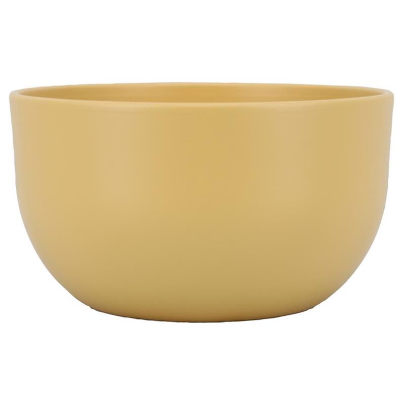 Bowl Boule d26 h14cm ochre matte 3xes/12