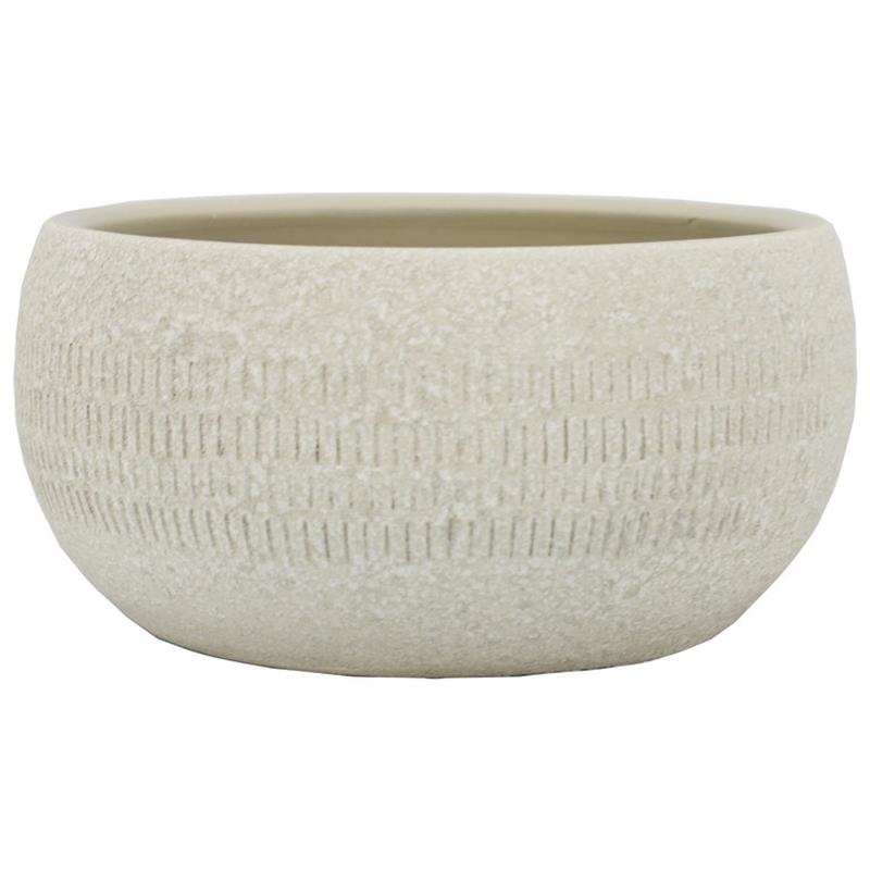 Schaal Elin d28 h13cm creme