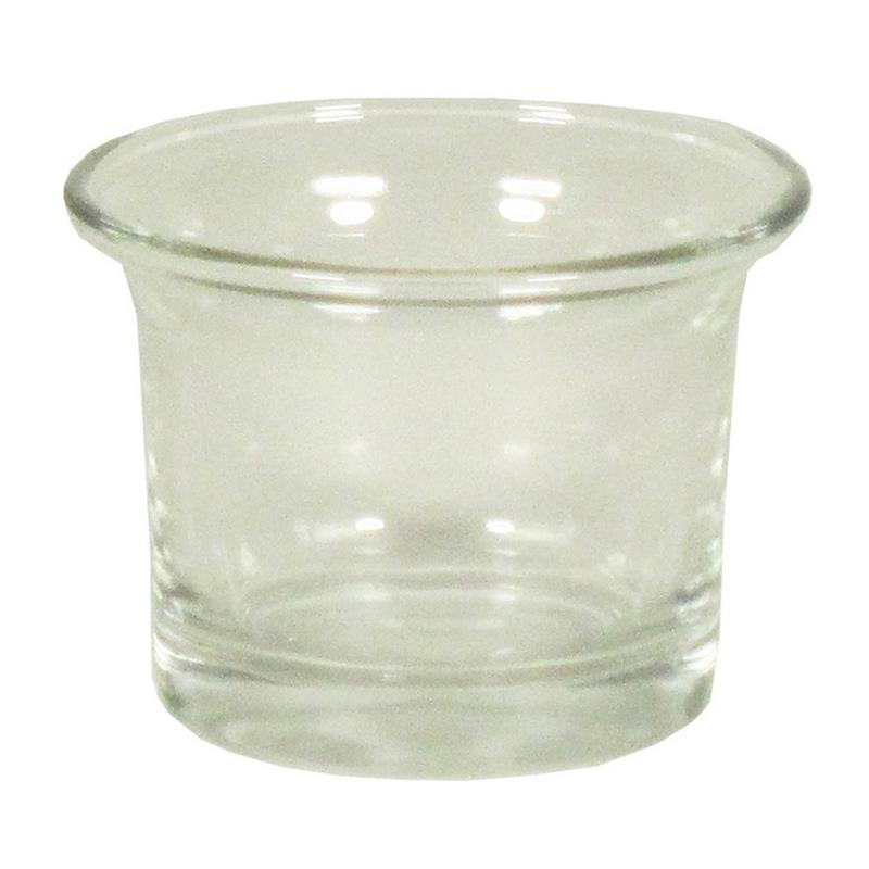 Portavela Vidrio d6.5 a4.5cm