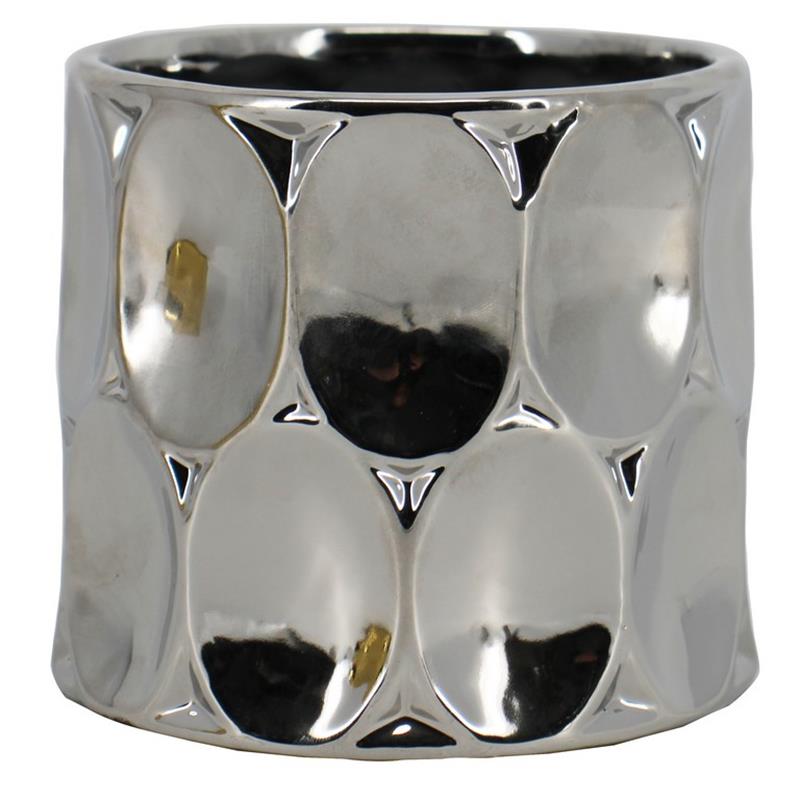 Pot Salerni d13.4 h12.5cm argent es/12