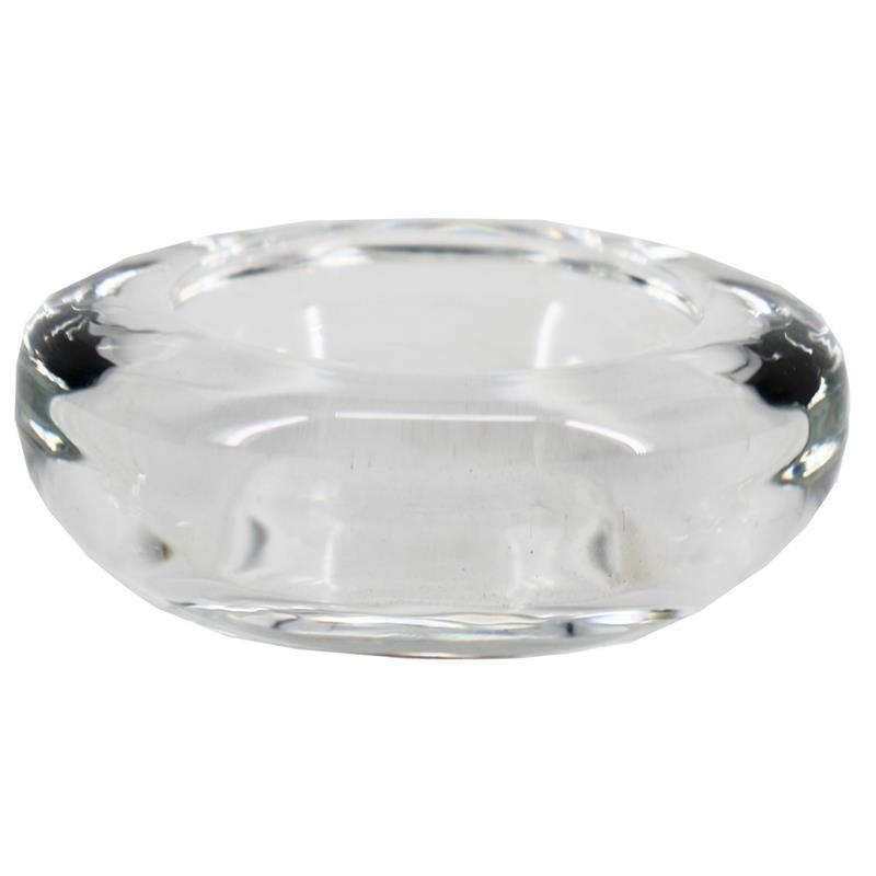 Photophore verre autour d6.7 h2.5cm