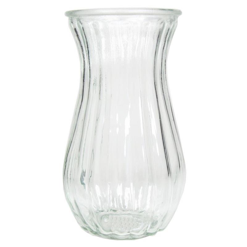 Vase Gerippt d11.5/13 h22.5cm