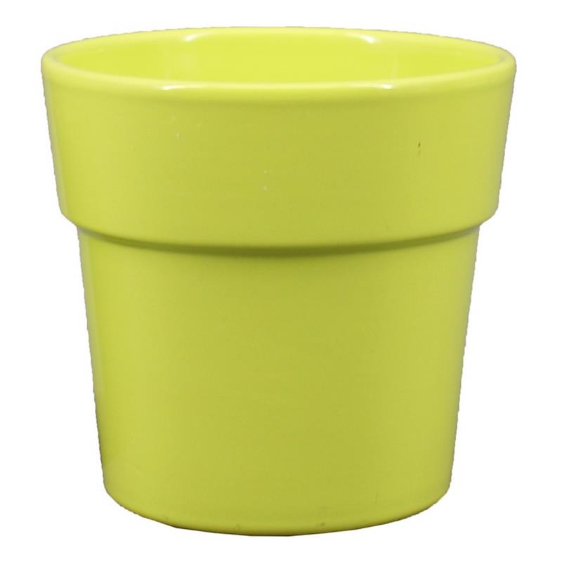 Pot Rim d13.5 h12.5cm vert pomme es/12